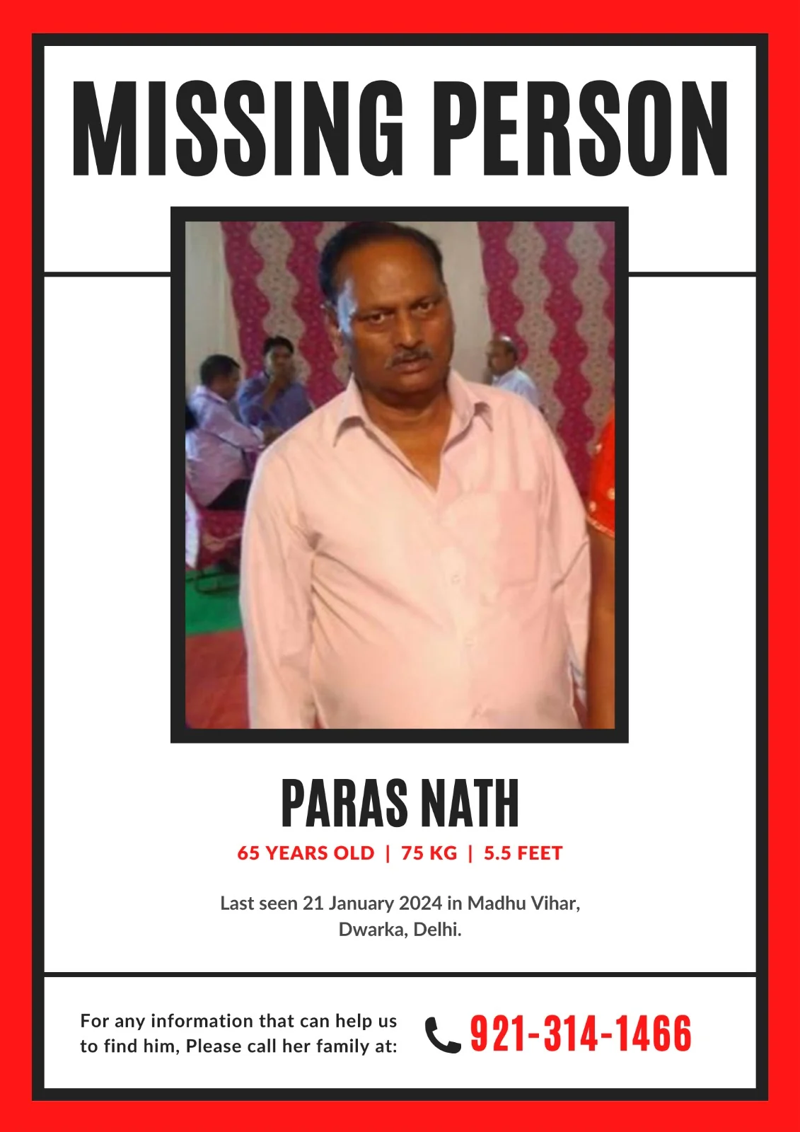 Missing Person
Around <span>Me</span>.